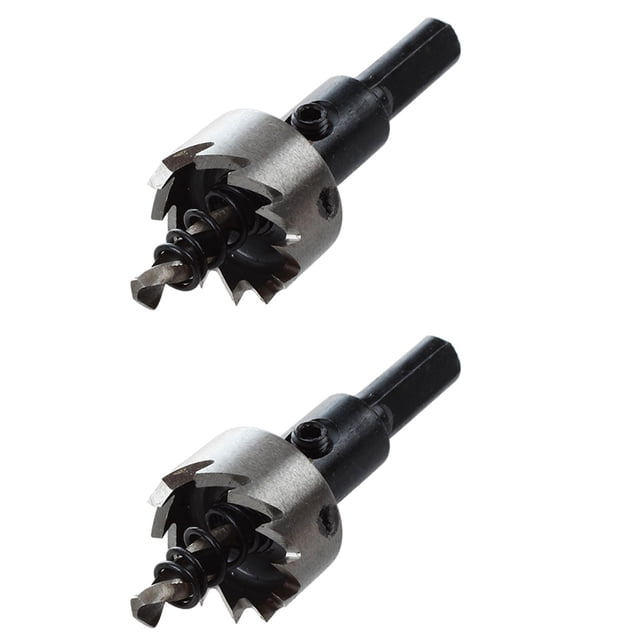 2X Diente de de Agujero Broca Taladro de de Agujero de Acero HSS Herramienta Cortador para Metal Madera AleaciÓN 22mm
