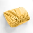 thumbnail image 6 of 700 Thread Count 3 Piece (1- Fitted Sheet + 2- Pillow cover) Quality 10 Inch Deep Pocket 100% Egyptian Cotton Color Gold Solid Size California King, 6 of 6