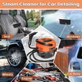 thumbnail image 4 of ﻿ 2500W High Pressure Steam Cleaner,1.7L Portable 15s Fast Heating Steamer with 3 Steam Levels for Car&Home Multi-Surface Cleaning(Red), 4 of 7
