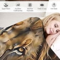 thumbnail image 3 of Nawypu Blanket with Name Text,Lion Animal Super Soft Throw Blanket for Couch Sofa Bed, 3 of 6