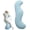 Blue, variant on XLYFVLGF Pea Pod Body Pillow for Side Sleeper, Ergonomic Pea Pod Full Body Pillow for Adults - Balanced Comfort & Targeted Support, Cooling Soft Memory Foam Long Pillow, Skin-Friendly Washable Cover