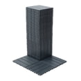 thumbnail image 6 of Plastic Interlocking Deck Tiles,44 Pack Patio Deck Tiles,12"x12" Square Waterproof Outdoor All Weather Use, Patio Decking Tiles for Poolside Balcony Backyard, Grey, 6 of 9