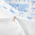 thumbnail image 4 of Manfei Letter Y Initial Monogram Twin Bedding For Kids,Girly Bows Duvet Cover Set For Bowknot Lovers,Reversible,2-Piece(No Comforter), 4 of 6