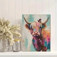 thumbnail image 2 of Abstract Cowboy Silhouette Textured Canvas Print， Suitable for Living Room Decor， Bedroom Wall Art， Office Space Decoration， Entryway Accent， and Bar Wall Hanging, 2 of 8