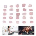thumbnail image 4 of Natural Rune Stones, Widely Used 25Pcs Rune Stones Set  For Meditation Rose Quartz, 4 of 8