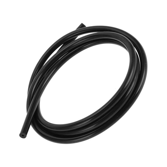 4FT 1/16" 2mm ID 3mm Thickness Silicone Vacuum Tubing Hose Automotive Vacuum Line for Air and Water