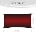 thumbnail image 4 of Bingfone Red Geometric Printed Pillowcase 20x36 inches - Standard Pillow Cases with Envelope Closure,Gifts for Women Men, 4 of 9