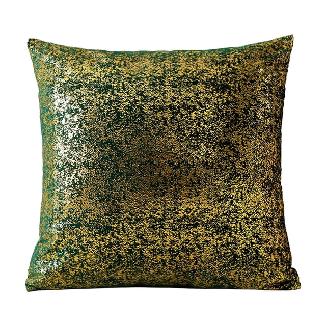 Velvet Pillow Covers Velvet Snowflake Hot Stamping Pillowcase