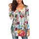 thumbnail image 1 of Camisas Para Mujer Camisetas de Gran Tamaño Manga Larga Estampado de Moda Camiseta Suelta Blusa Cuello Redondo Tops Casuales Odeerbi  ODB134065, 1 of 6