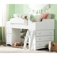 thumbnail image 2 of South Shore Imagine Loft Bed, Twin, White, 2 of 11