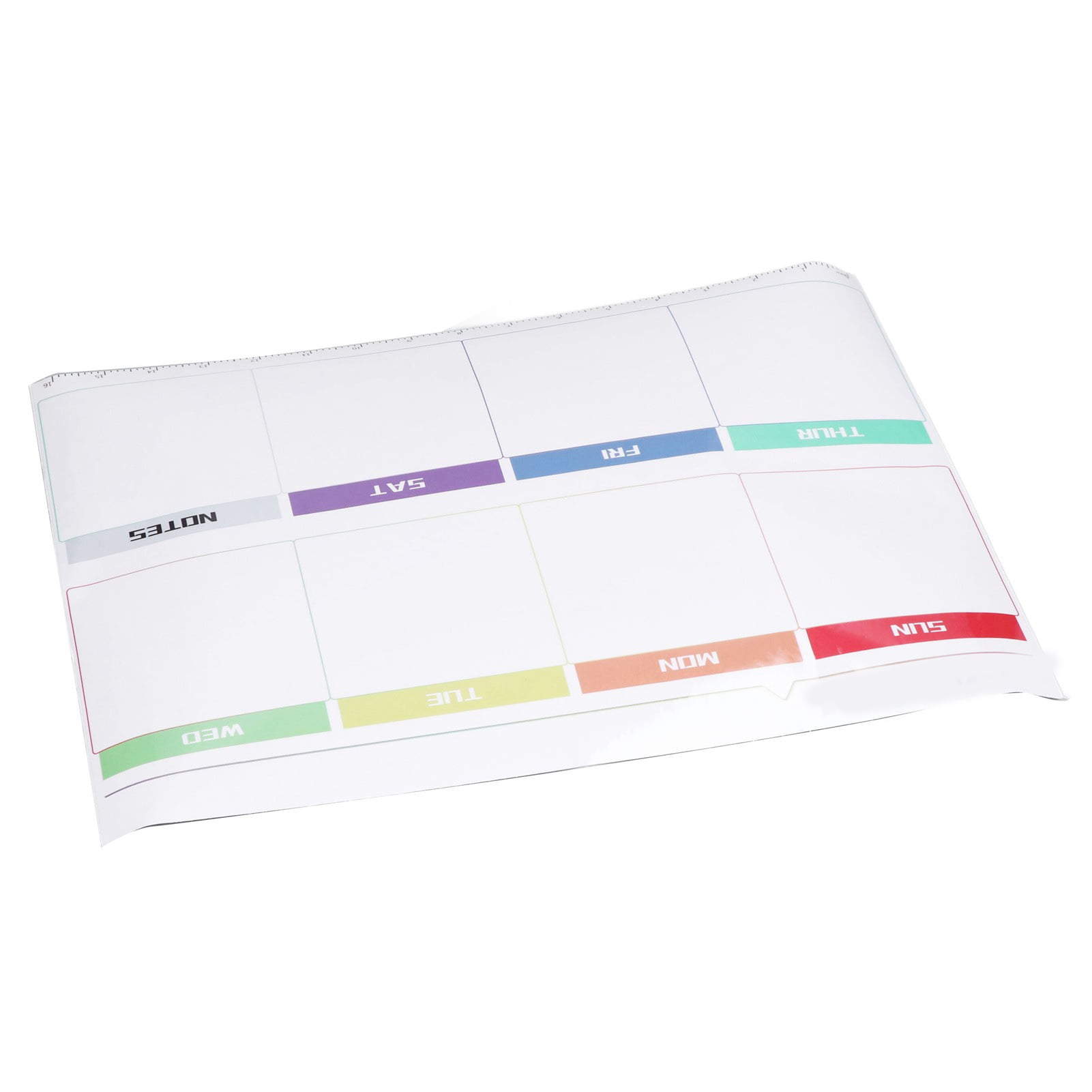 LYUMO Fridge Whiteboard,Family Calendar,Weekly Calendar Self Adhesive Reusable Weekly Dry Erase Board Paste With Eraser For Home Wall Fridge
