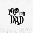 thumbnail image 4 of Inktastic I Love My Dad Girls Toddler Dress, 4 of 5