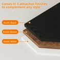 thumbnail image 4 of Fairy 4 Tier Black Corner Floating Shelves for Wall, Modern Space-Saving Corner Shelf Unit, 4 of 7