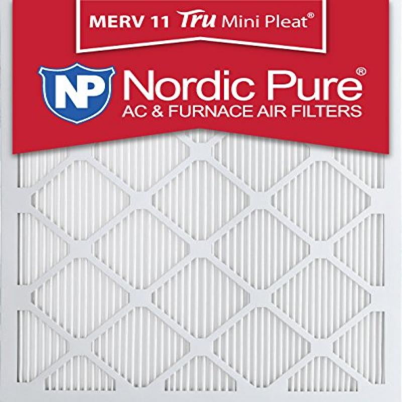 Nordic Pure 19/_1//2x23/_1//2x1 Exact MERV 8 Pleated AC Furnace Air Filters 4 Pack