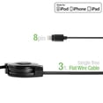 thumbnail image 3 of Cellet Retractable (MFi Certified) Lightning Data Cable, Compatible with Apple iPhone 14 13 12 11 X SE 8 7 6 5 Series, AirPods, iPad Pro Air Mini 4,3,2,1, iPod Touch, Nano - 3 Feet, 3 of 9