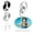 Black, White, Gray, variant on Swimming Ear Plugs for Adults, 3 Pairs Reusable Earplugs for Swimming, Showering, Surfing & Water Sports, Silicone