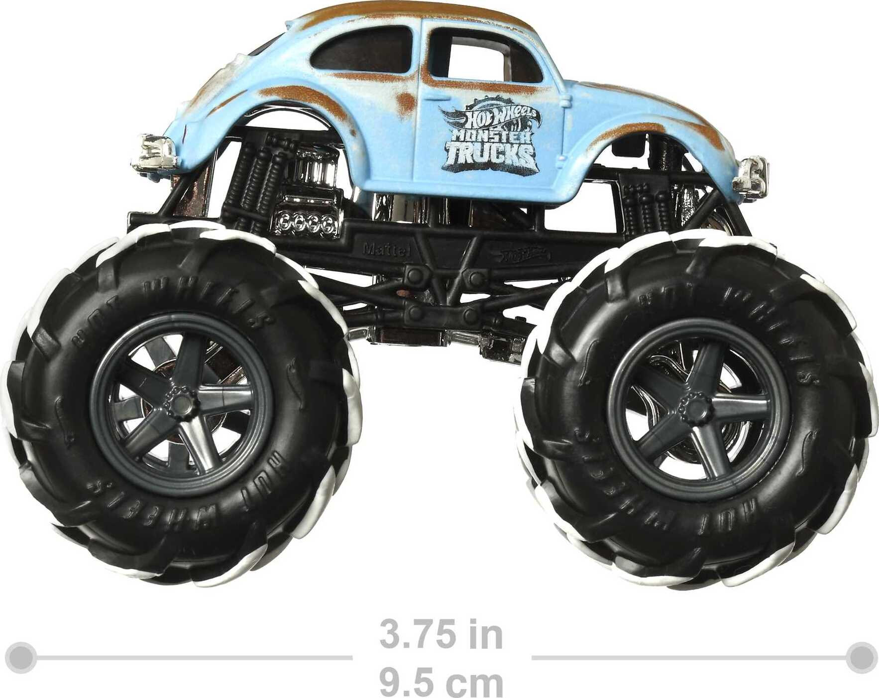 Hot Wheels Monster Trucks, 1:64 Scale Toy Truck & 1 Crushable Car (Styles May Vary) - image 4 of 6