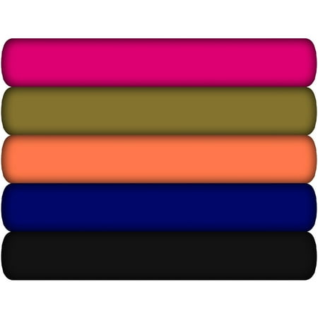 SHASON TEXTILE (3 Yards cut) POLY KNIT SOLID FABRIC FOR CREATIVE PROJECTS, PURPLE, Available In Multiple Colors.