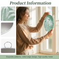thumbnail image 6 of Welcome Sign for Front Door, Palm Trees Tropical Round Metal Wall Art Wreaths, Shabby Green Summer Coastal Outdoor Indoor Wall Hanging Sign for Porch Decor Housewarming Gifts 5.9 Inch, 6 of 8