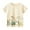 Beige Apricot, variant on FLMEI 1-9T Boys Summer T-Shirt Toddler Kids Short-Sleeved Crewneck Tops Girls Cotton Pullover Tees Shirt