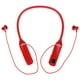 thumbnail image 3 of Auriculares Bluetooth con banda para el cuello, pantalla LED de encendido, reproducción de tarjeta de memoria, auriculares magnéticos con retroiluminación RGB en rojo, 3 of 14