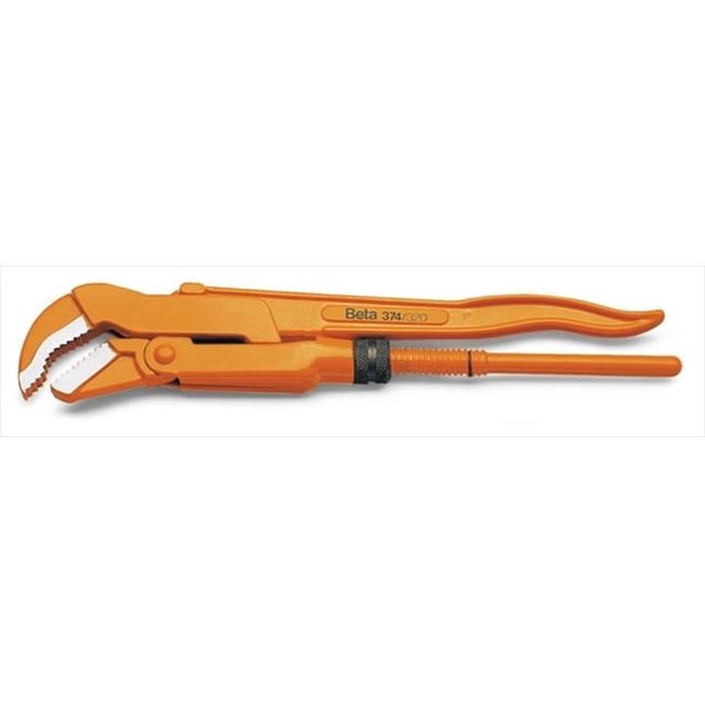 Beta Outils 003740055 374 550-Pipe Clé Suédois 45 Degrés Mâchoires Minces