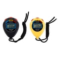 thumbnail image 1 of MasteelfCA 2 Pcs Practical Timer Two Tracks Stopwatch Professional Movement Sports Multi-function Electronic Timer Time Record Device for Sports Game(Yellow, Black Style), 1 of 7