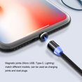 thumbnail image 4 of Labymos 2m Magnetic Data Cable Fast Charging USB Three-in-one Multifunctional Mobile Phone Charging Cable One, 4 of 8