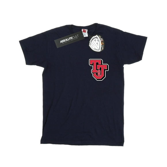 Tom et Jerry Femmes Collegiate Logo Coton Petit Ami T-Shirt