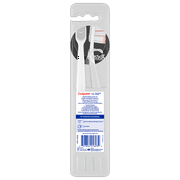 Colgate Total Active Prevention Foaming Clean Medium Toothbrush, White, 2 Pack