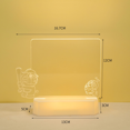 thumbnail image 1 of Children's Erasable Writing Board LED Night Light DIY Atmosphere Light Bedroom Light Small Desk Light (With Erasable Pen) - M74, 1 of 4