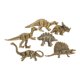 thumbnail image 2 of figuras de dinosaurio en miniatura de latón, estatua retro, adorno para casa de muñecas, decoración de jardín y paisajismo, 2 of 7