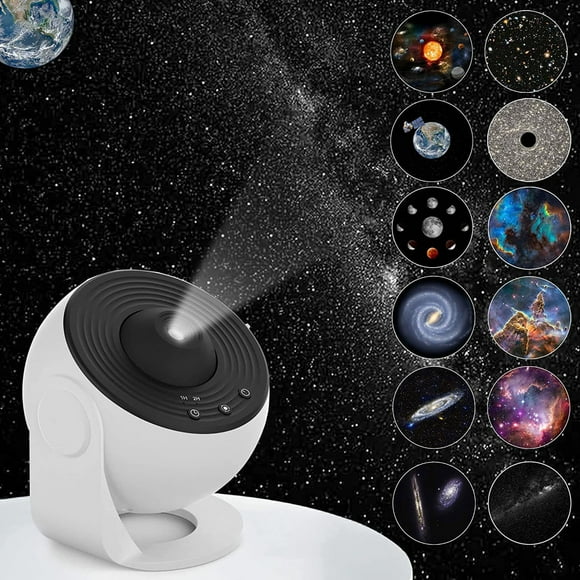 Mefallenssiah 12 In 1 Planetarium Galaxy Projector - Star Projector for Bedroom - 360° Rotating Nebula Projector Lamp, Timed Star Night Light Projector for Kids, Room Decor