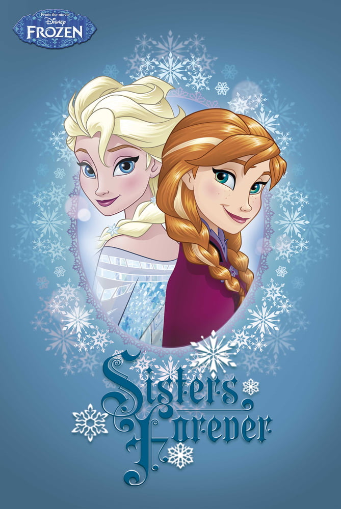 Frozen - Disney Movie Poster / Print (Anna & Elsa - Forever) (Size: 24" x 36") - Walmart.com