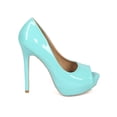 thumbnail image 2 of Kayleen CF47 Women Patent Leatherette Peep Toe Platform Stiletto Pump, 2 of 5