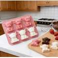thumbnail image 7 of Mini Highland Cow Ice Mold, Highland Cow Silicone Mould– Cute 3D Ice for Drinks, Cocktails & Parties, Gifts for Animal Lovers & Entertaining Mini Highland Cow Ice Mold-Pink-1pc-A3, 7 of 7