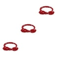 thumbnail image 3 of Redempat Bandeau Élégant avec Caractéristiques Absorbantes pour Rester Frais et à la Mode Rouge 3Ensemble, 3 of 6