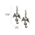 thumbnail image 5 of Gothic Dragon Dangle Earrings Silver Finish Pewter Mystical Jewelry by Real Metal #955AB, 5 of 5