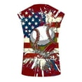 thumbnail image 5 of 4th of July Tanks American Flag Tank Top Men Red White and Blue Tops Mens Tank Top Patriotic Mens Fourth of July Tank Men Casual Fashion Printing Pullover Round Neck Sports Tank, 5 of 5