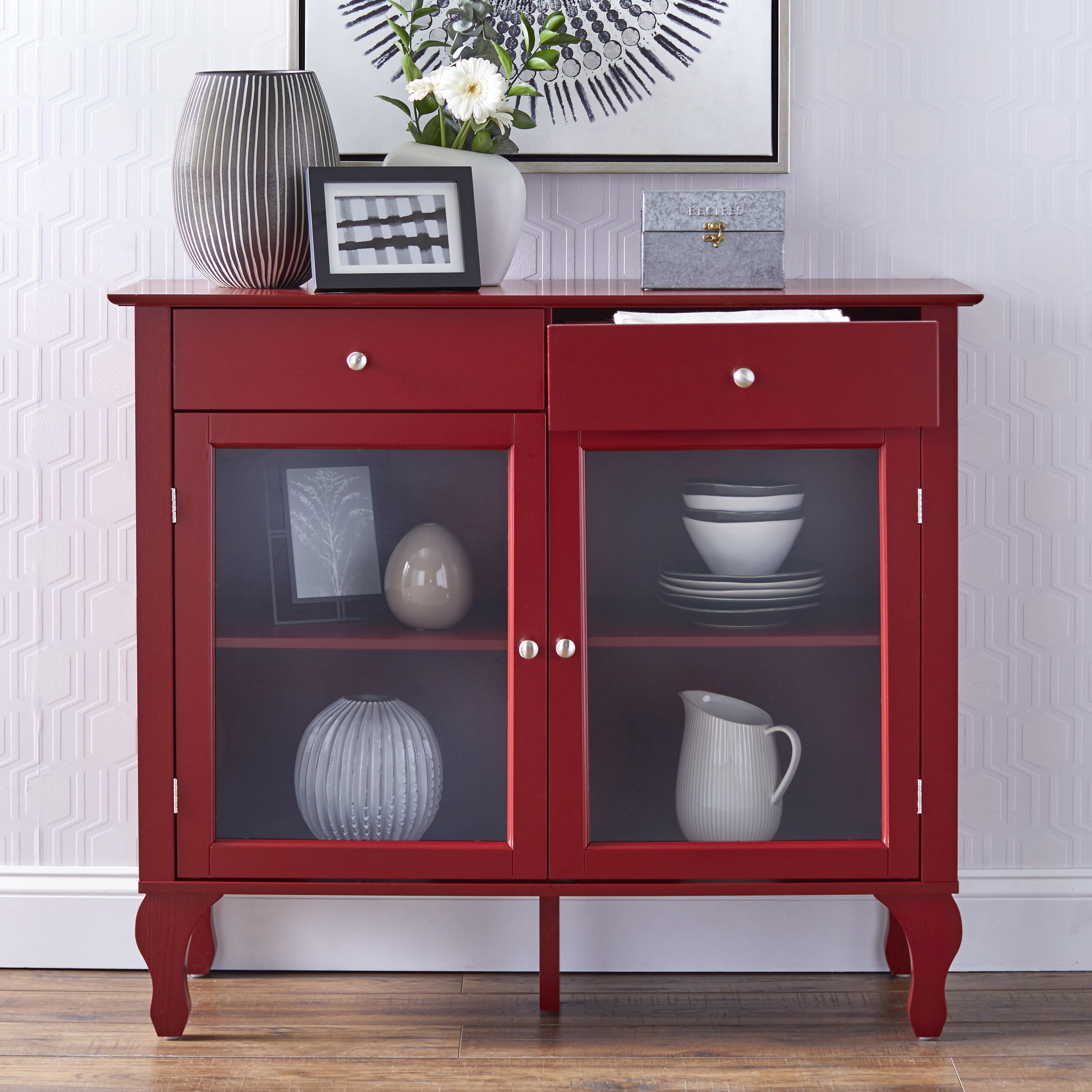 TMS Layla 2-Drawer Buffet Cabinet, Multiple Colors