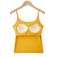 thumbnail image 3 of Tops de Manga Corta de las Mujeres Casual, Moda de Color Sólido, con la Almohadilla de Pecho Top de Pijama para las Mujeres, 3 of 6