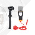 thumbnail image 1 of unbranded Micrófono Para Teléfono Y Computadora Con Auriculares Integrados Y Sonido Dinámico Negro, 1 of 8