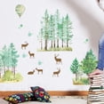 thumbnail image 3 of Vinil Decorativo Bosque Venados Sala Habitación Estancia Dara Baby Syene VinDe238, 3 of 5