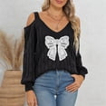 thumbnail image 2 of TINZ Sweater Dress Long Sleeve Oversized Tunic With Exquisite Embroidery And Panel Design Warm Winter Knit Vest Dress Long Pullover Sweater Belted Long Dress, 2 of 6