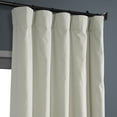 thumbnail image 6 of Light Greige Solid Cotton Blackout Curtain (1 Panel), Light Greige, 50W X 96L, 6 of 11