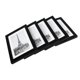 thumbnail image 5 of 5 unids marco de fotos 7 pulgadas elegante alta transparencia negro decorativo resistente marco de imagen para la fotografía casera de la boda, 5 of 8