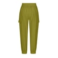 thumbnail image 5 of Women's UPF50+ Sun Protection Sweatpants Quick-drying Pockets Elastic Cuffs Drawstring Casual Gym Jogger Pants for Hiking Running S-2XL, 5 of 7