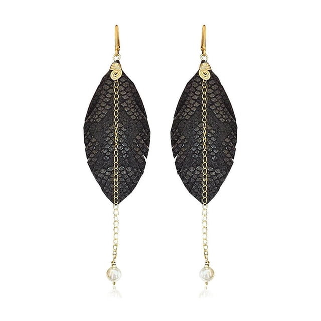 VANGANIA aretes para mujer con perla joyería accesorios regalo para mamá y novia