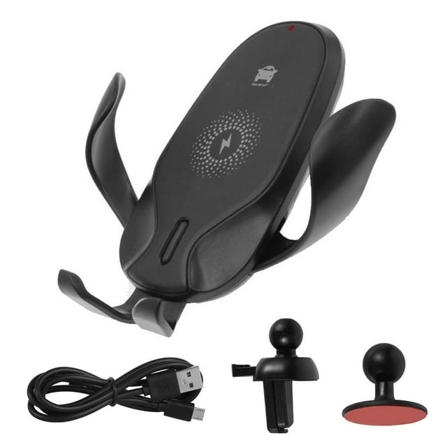 pitrice Chargeur Sans Fil Support de Charge Sans Fil pour Téléphone Mobile Support de Charge Monté sur Évent 15W