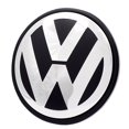 thumbnail image 2 of 4-Pack - Volkswagen VW Center Caps / Wheel Hub Emblems - Car Silver, 2 of 5